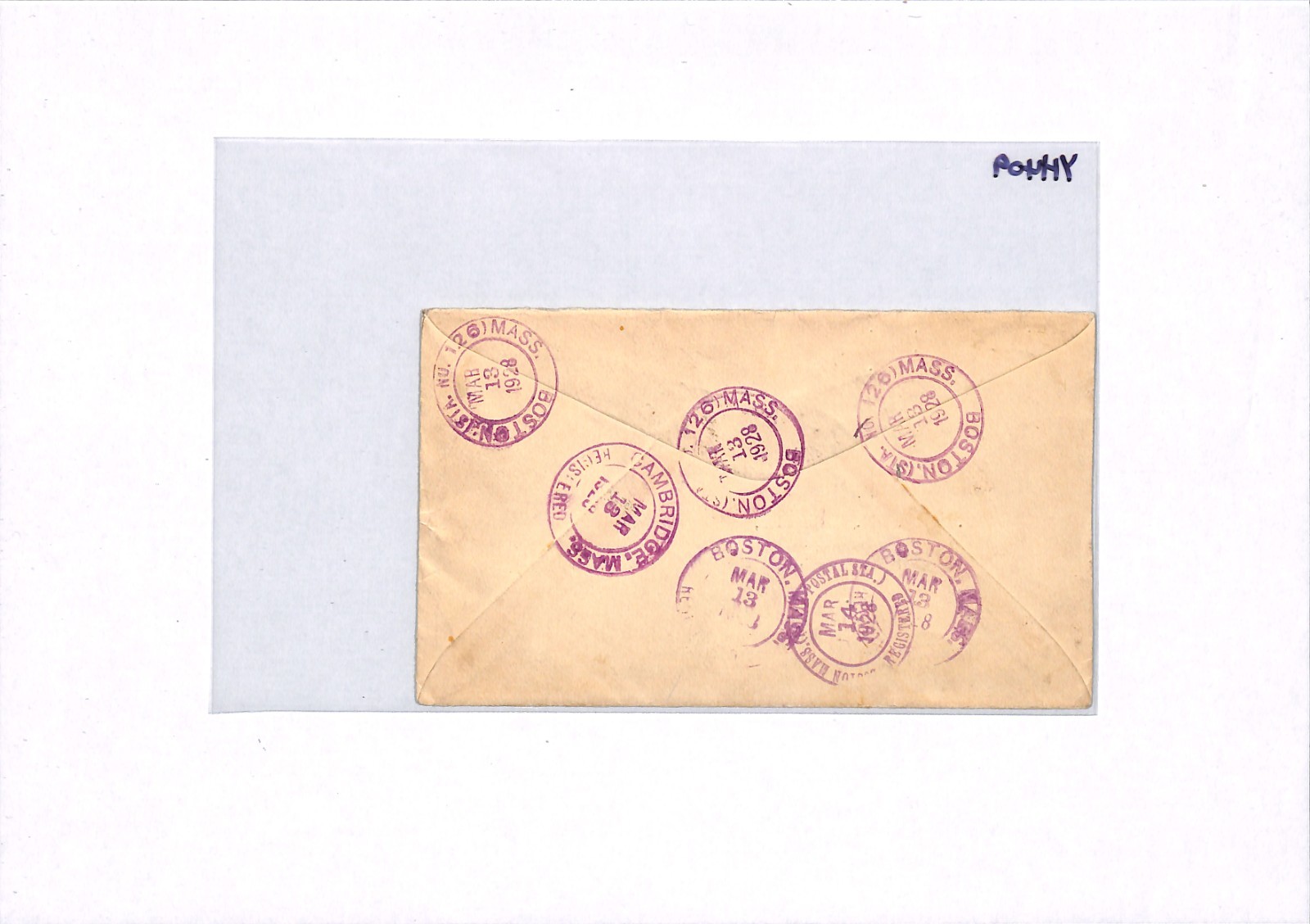 USA SPECTACULAR FRANKING Cover 3c *IMPERFORATES*{5} 1928 Boston Registered YH409 - Image 13