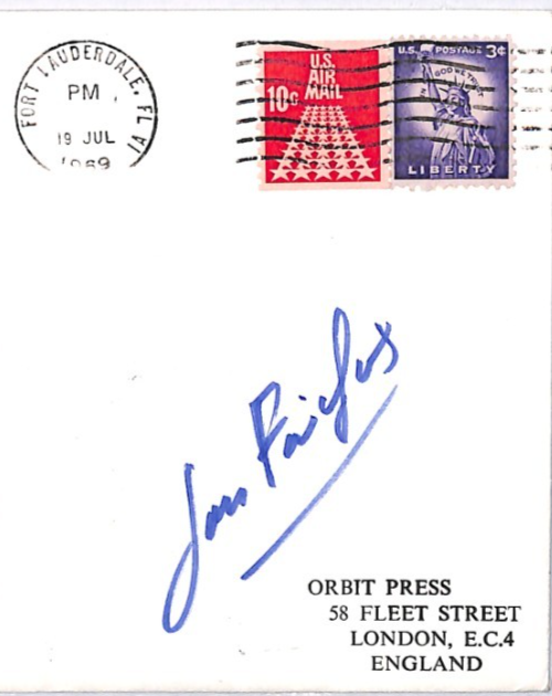 USA Solo TRANSATLANTIC ROWING *John Fairfax* SIGNED Cover 1969 London YH441 - Image 6