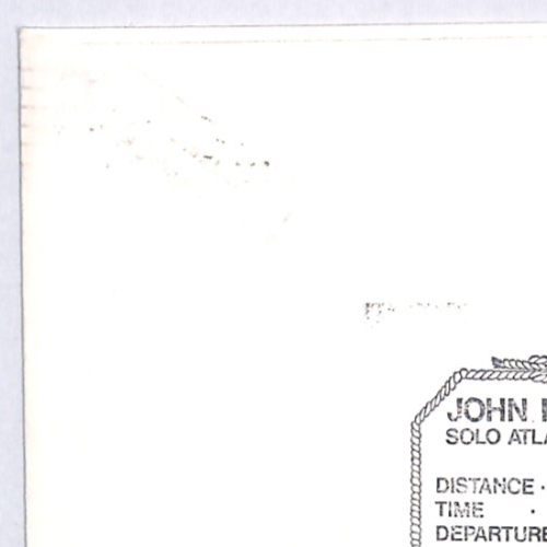 USA Solo TRANSATLANTIC ROWING *John Fairfax* SIGNED Cover 1969 London YH441 - Image 7