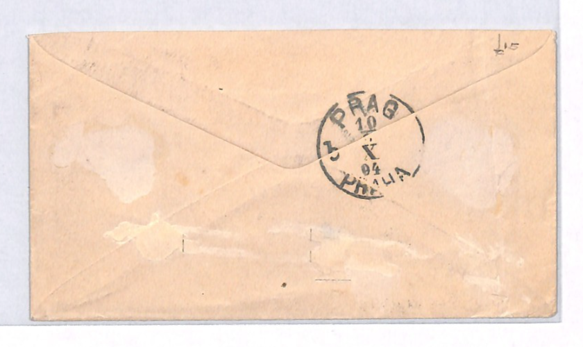 USA TRANSATLANTIC Cover 6c COLUMBIAN Stamp New York 1894 Prague Austria YH434 - Image 4