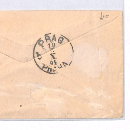 USA TRANSATLANTIC Cover 6c COLUMBIAN Stamp New York 1894 Prague Austria YH434 - Image 7