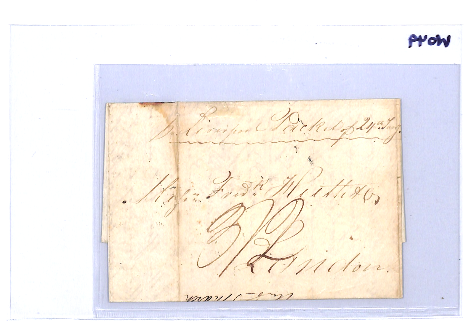 USA TRANSATLANTIC Cover FORWARDED *DUCKWIT NY* Oval FAC Baltimore? London WO49 - Image 8