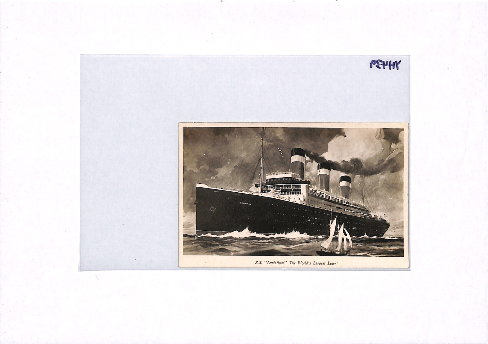 USA TRANSATLANTIC Ship Postcard SEA POST OFFICE *TAXE* Mark 1924 PAQUEBOT YH439 - Image 17