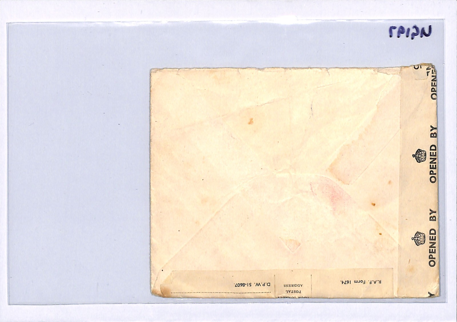 USA WW2 Air GB Cover FORWARDED *RAF RADAR STATION* Winterton Norfolk 1945 UG197 - Image 6