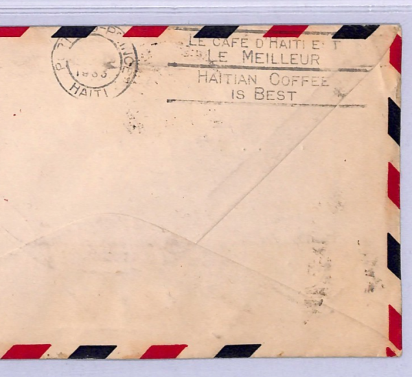 USA/HAITI Air 1933 Cover COLUMBIA FIRST FLIGHT Boyd-Lyon MULLER 10,000pts WT121 - Image 9