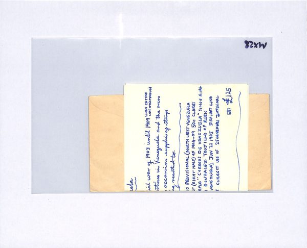 VENEZUELA 50c BISECT Cover *RUBIO PROVISIONAL* (25c) Rate 1905 Maracaibo WX58 - Image 14
