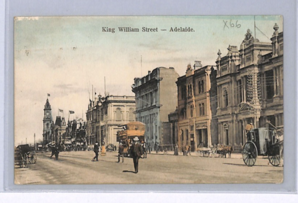 WESTERN AUSTRALIA 1d Swan Postcard *LOOSE SHIP LETTER* Adelaide PPC Penzance XK4 - Image 5