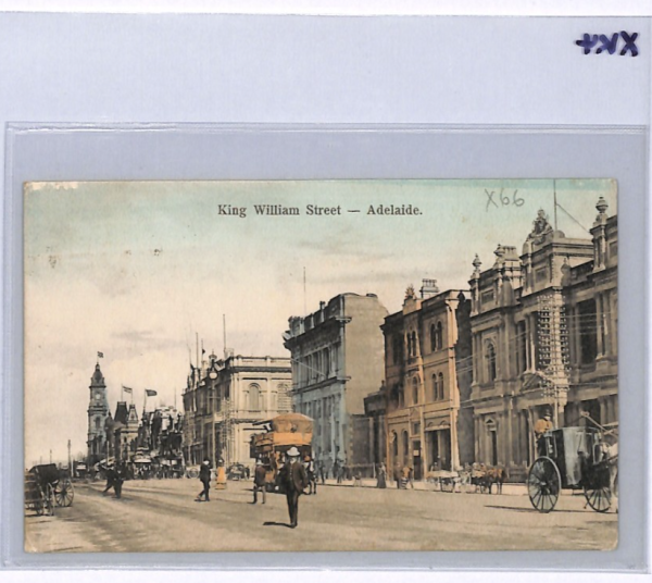 WESTERN AUSTRALIA 1d Swan Postcard *LOOSE SHIP LETTER* Adelaide PPC Penzance XK4 - Image 7