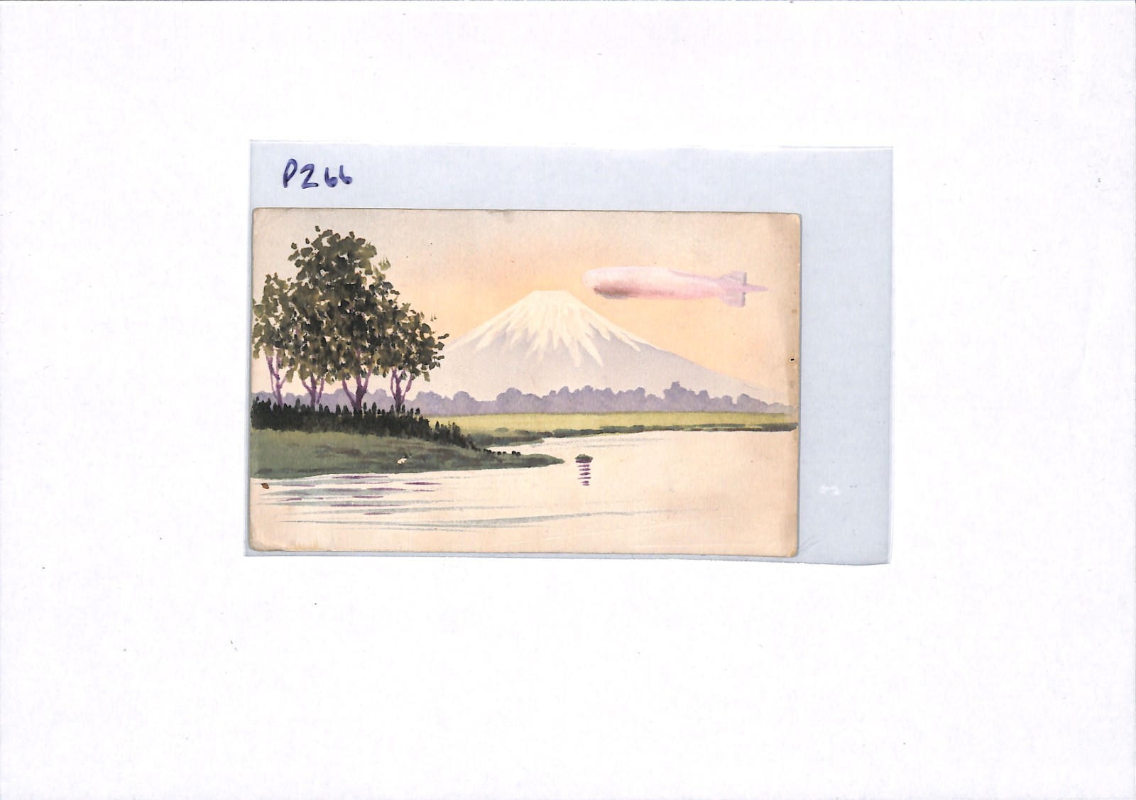 ZEPPELIN Art Postcard HAND-PAINTED Japan Tokyo Unused {samwells-covers}PZ66 - Image 12