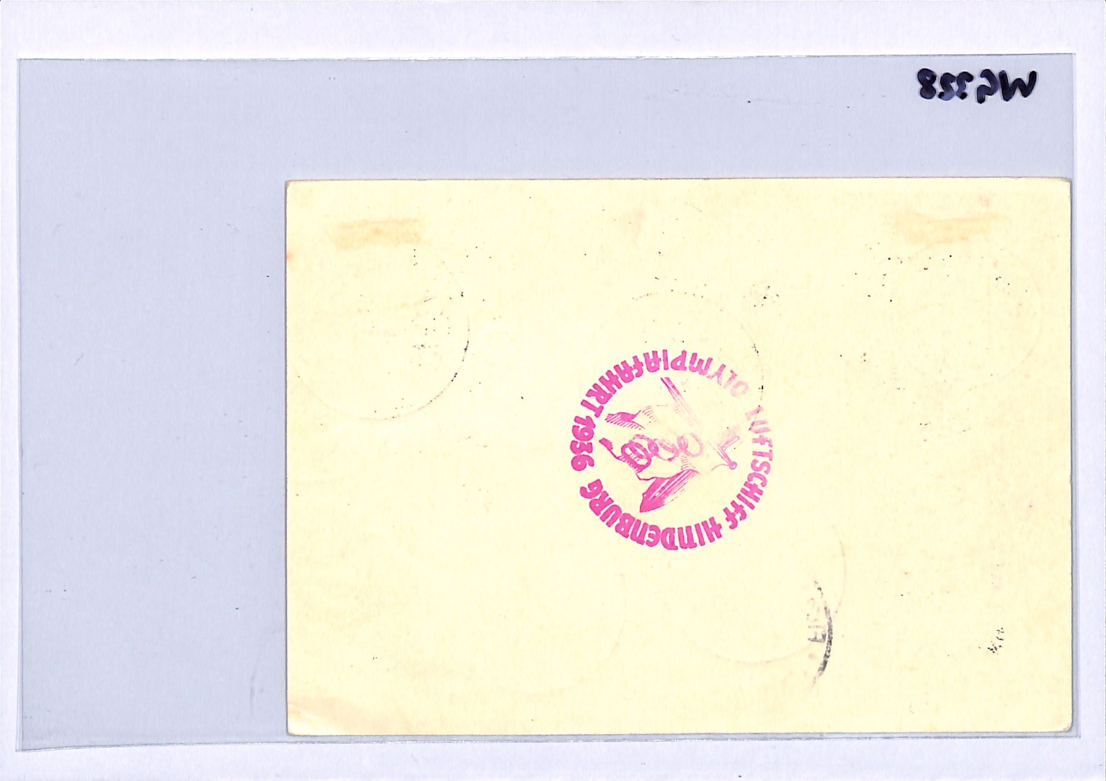 ZEPPELIN HINDENBURG Air Mail 1936 *OLYMPIAFAHRT* Card OLYMPICS Stationery WG328 - Image 6