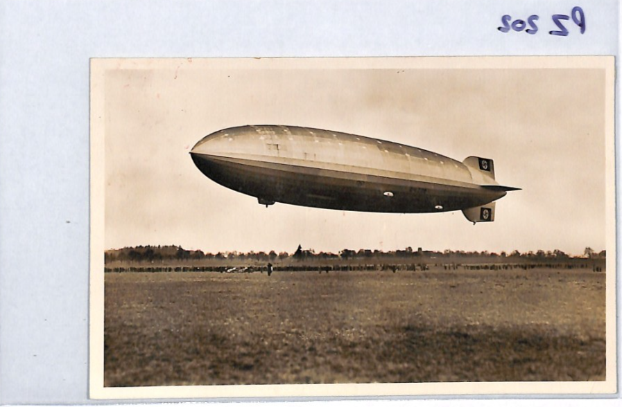 ZEPPELIN *Hindenburg* (LZ.129) Card 6pf HINDENBURG STAMP *Red Cachet* CTO PZ202 - Image 12