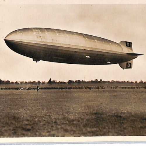 ZEPPELIN *Hindenburg* (LZ.129) Card 6pf HINDENBURG STAMP *Red Cachet* CTO PZ202 - Image 6