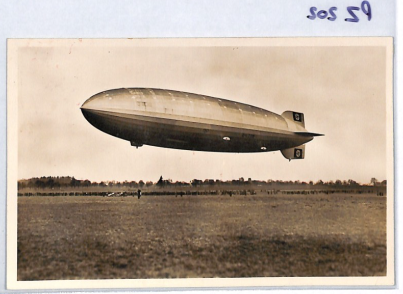 ZEPPELIN *Hindenburg* (LZ.129) Card 6pf HINDENBURG STAMP *Red Cachet* CTO PZ202 - Image 10
