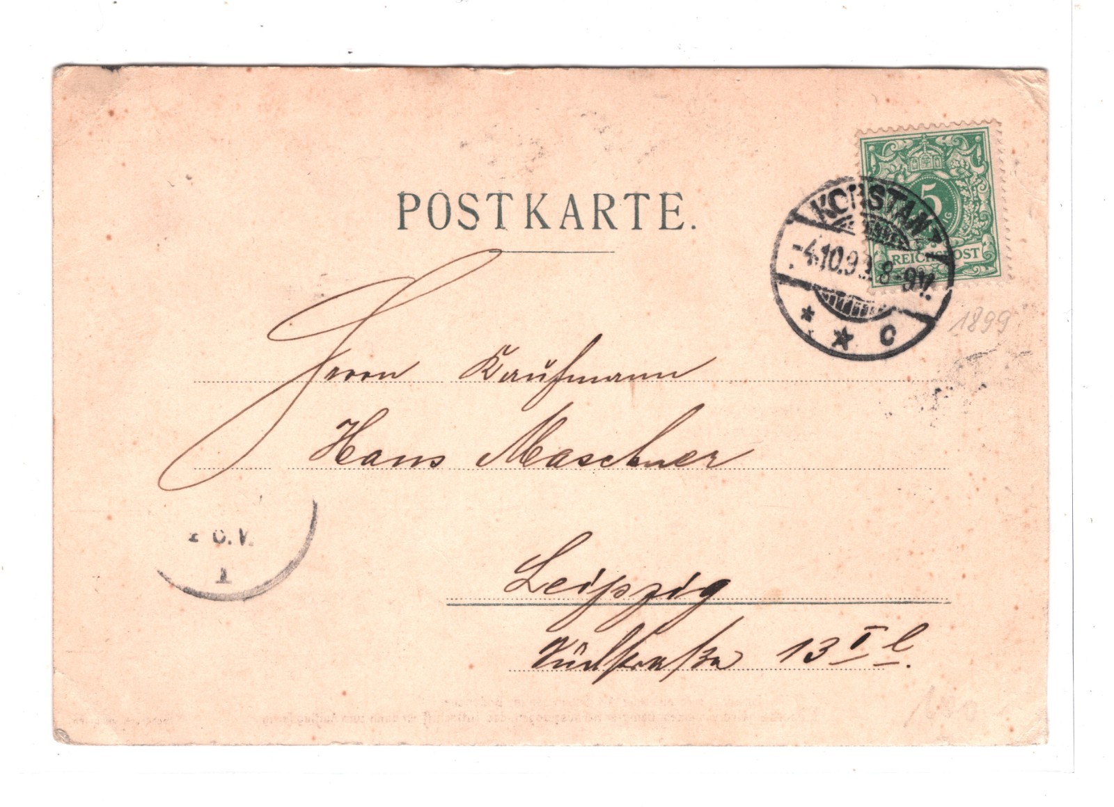 ZEPPELIN (LZ.1) Postcard *LUFT-SCHIFF* Lenkbare Used 1899 PIONEER AVIATION KZ23 - Image 5