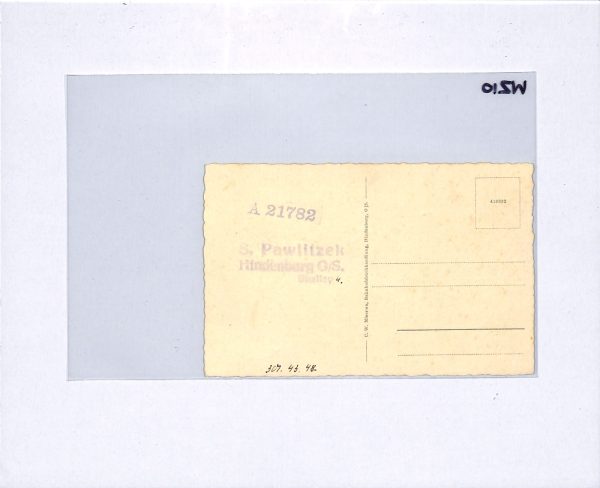 ZEPPELIN LZ.127 Postcard *Hindenburg* (Zabrze Poland) 1932 VIEW-SIDE Stamp WZ10 - Image 6