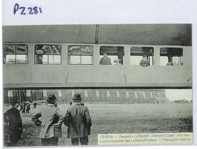 ZEPPELIN *Viktoria-Luise* (LZ.11) GONDOLA Postcard Gotha Germany {samwells}PZ281 - Image 8