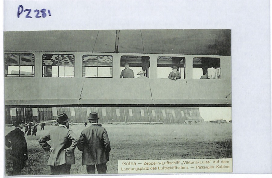 ZEPPELIN *Viktoria-Luise* (LZ.11) GONDOLA Postcard Gotha Germany {samwells}PZ281 - Image 10